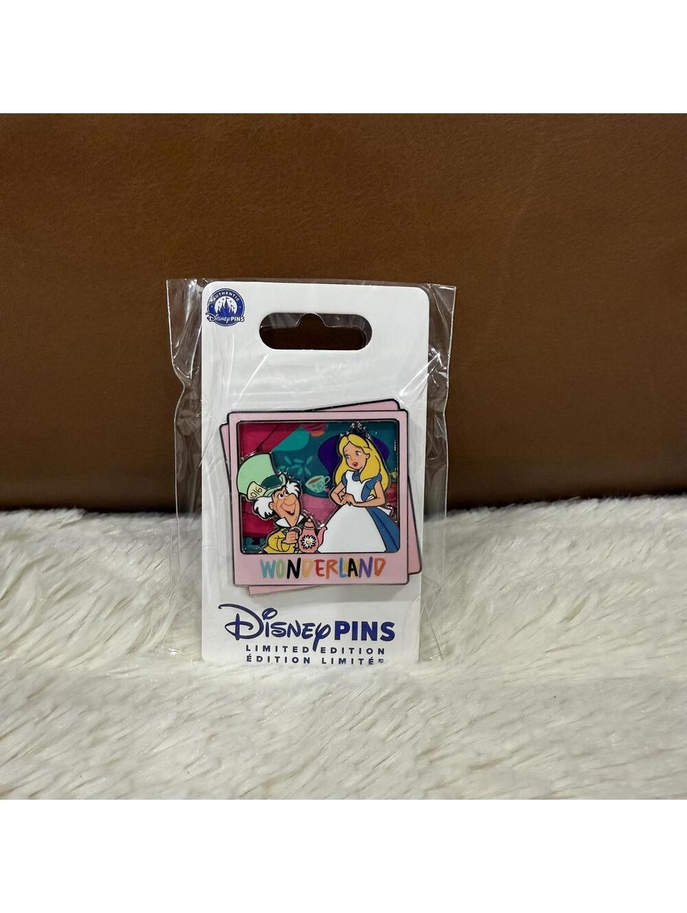 Disney Destinations February 2026 Alice and Mad Hatter in Wonderland Pin LE 2000